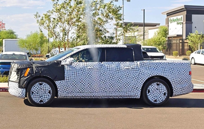Ranchero EV spied during hot weather testing in AZ